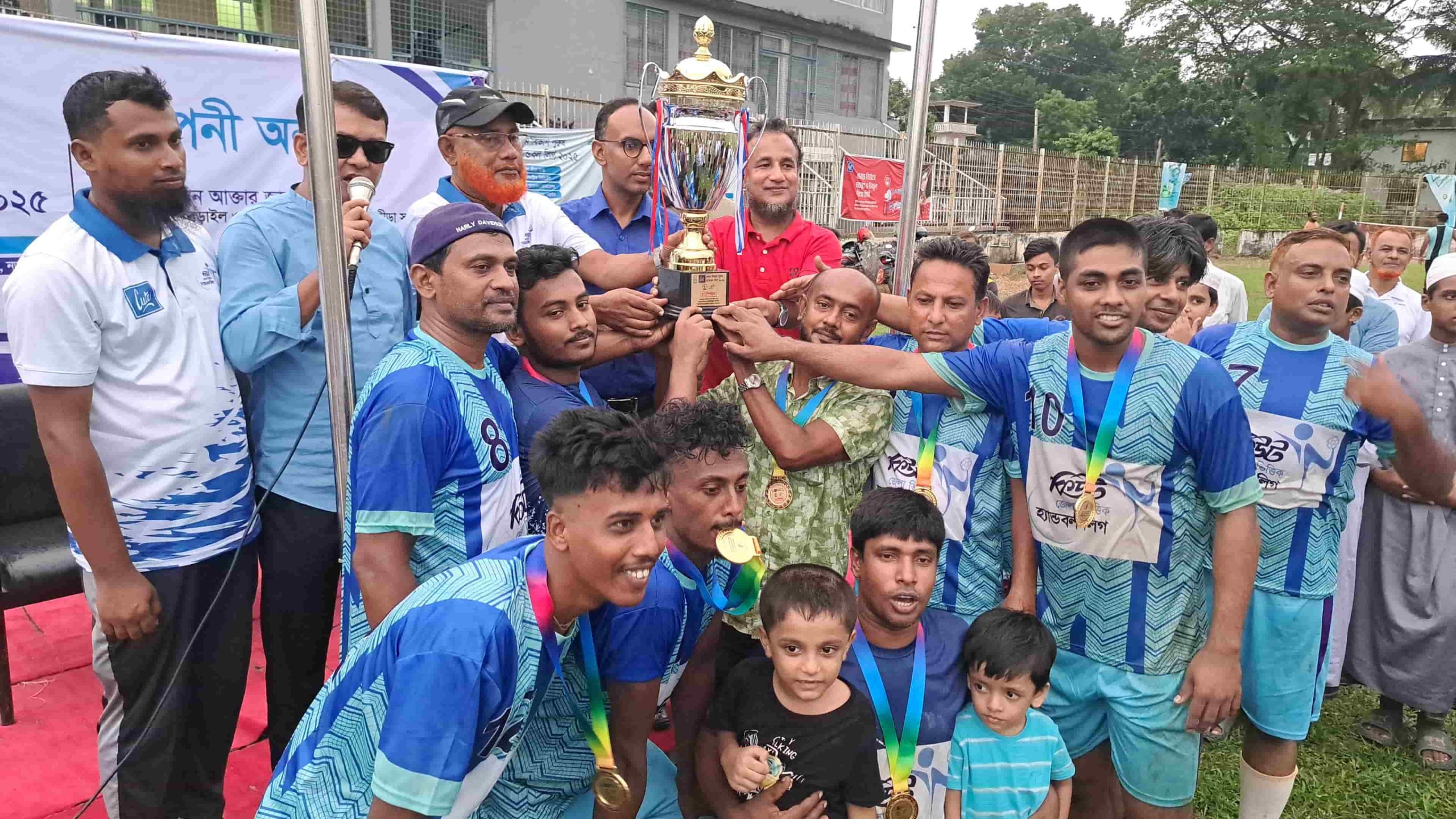 নড়াইলে কিউট ১ম বিভাগ হ্যান্ডবল লীগের ফাইনাল ও পুরস্কার বিতরণী অনুষ্ঠান