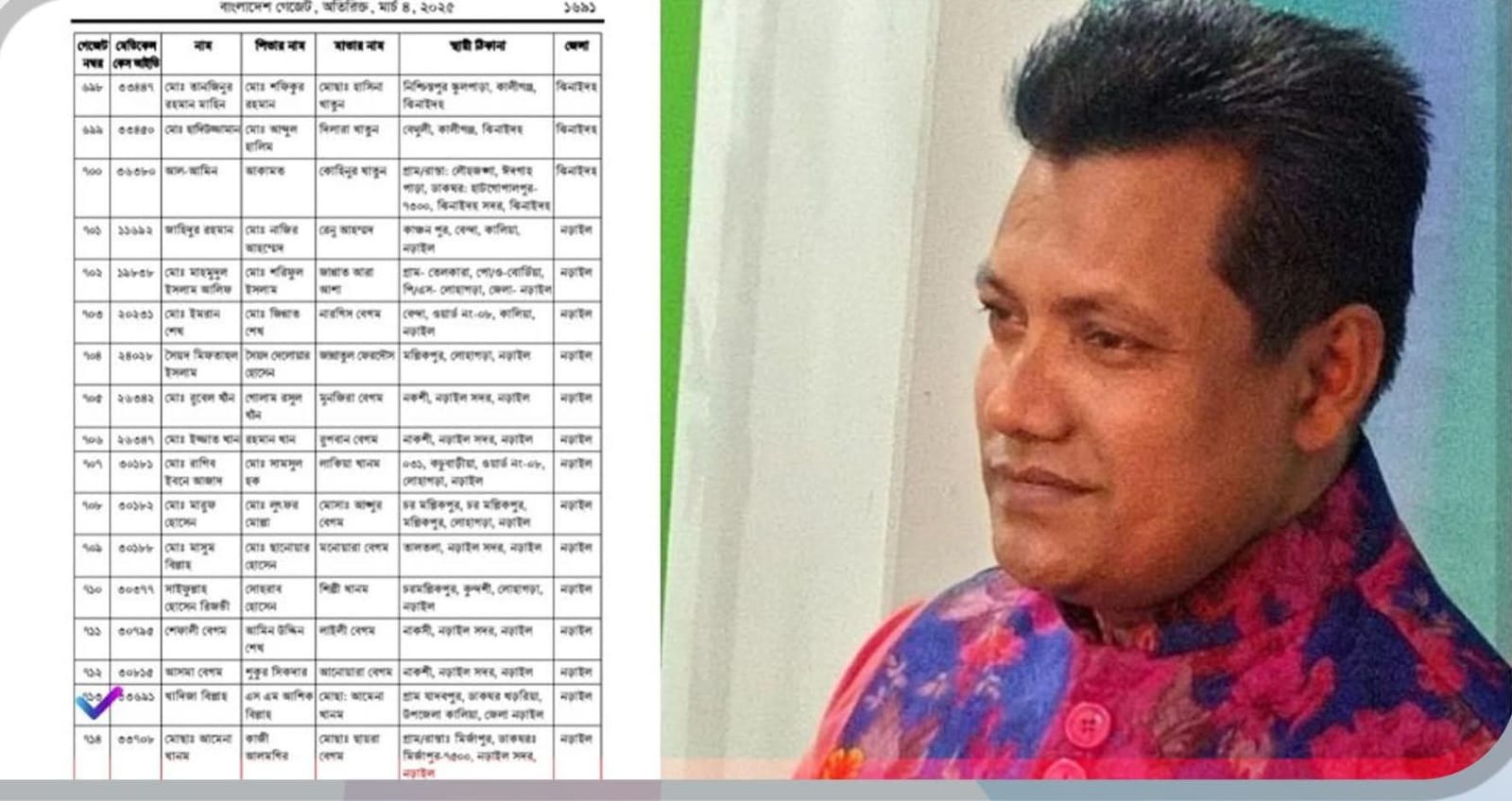 আহত জুলাই যোদ্ধাদের তালিকায় শেখ আশিক বিল্লাহ এর নাম ঢাকা থেকে অর্ন্তভূক্ত হয়েছে