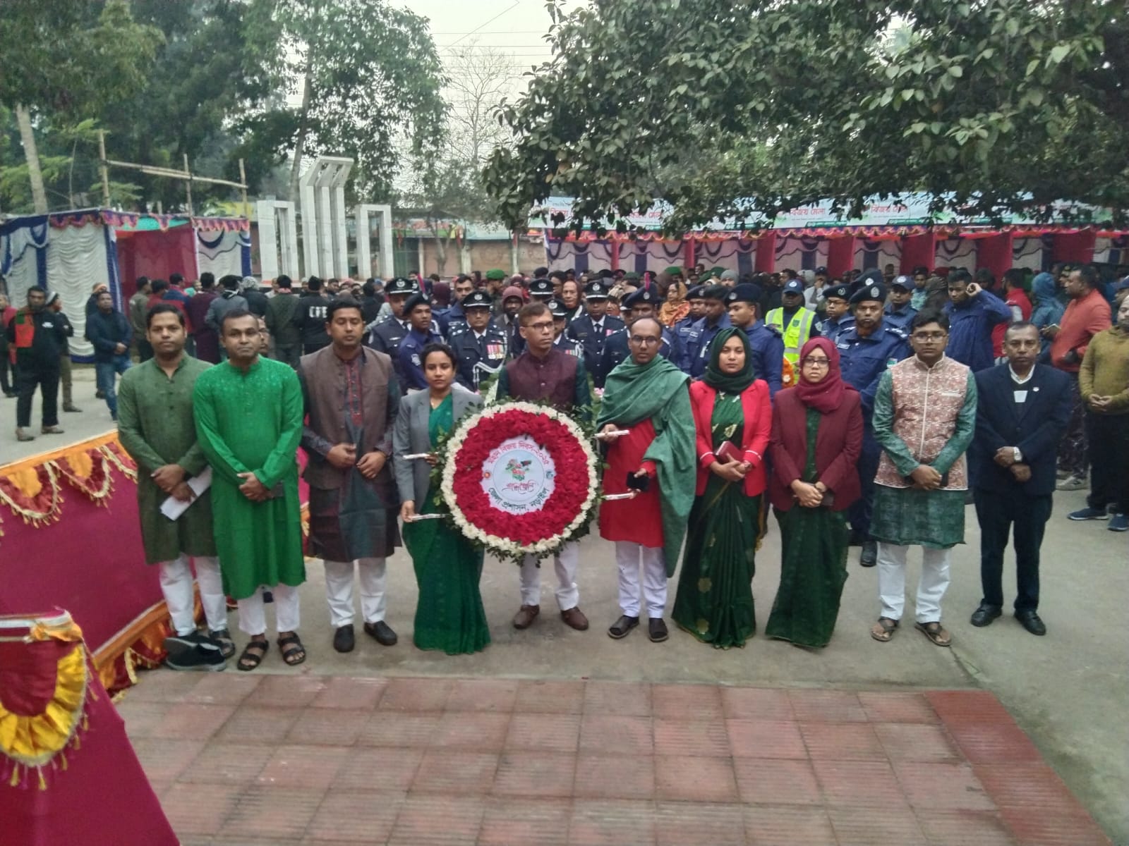 নড়াইলে যথাযথ মর্যাদায় মহান বিজয় দিবস পালিত
